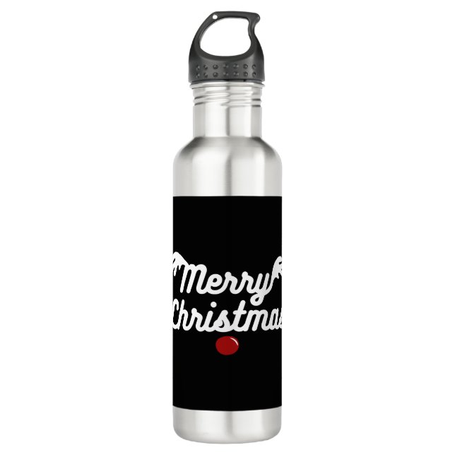 Botella De Agua Feliz Navidad (Anverso)