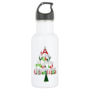 Botella De Agua Feliz Navidad