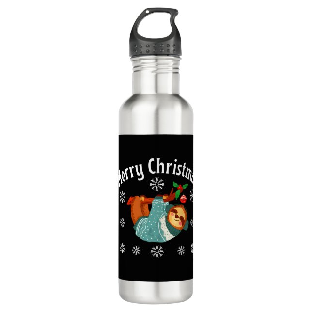 Botella De Agua Feliz Navidad (Anverso)