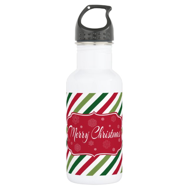Botella De Agua Feliz Navidad (Anverso)