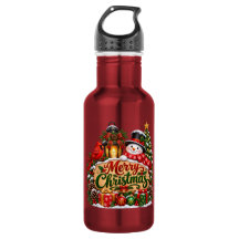 Feliz Navidad Cardenal Muñeco de Nieve Linterna Fi