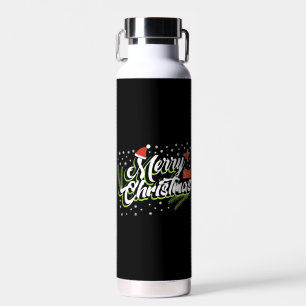 Botella De Agua Feliz Navidad - Diseño de Navidades