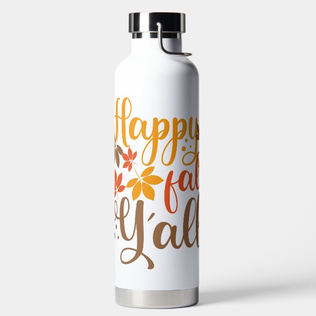 Botella De Agua Feliz otoño a todos (Izquierda)