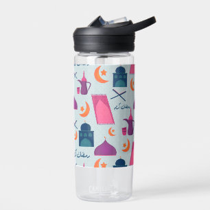 Botella De Agua Feliz patrón de Ramadán