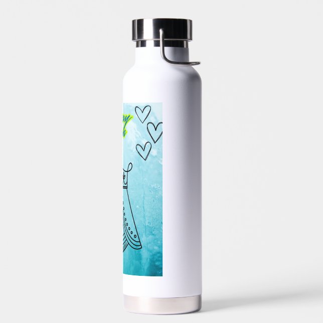 Botella De Agua Feliz reina. (Izquierdo)