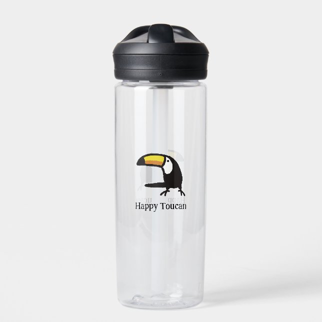 Botella De Agua Feliz tumulto (Delante)