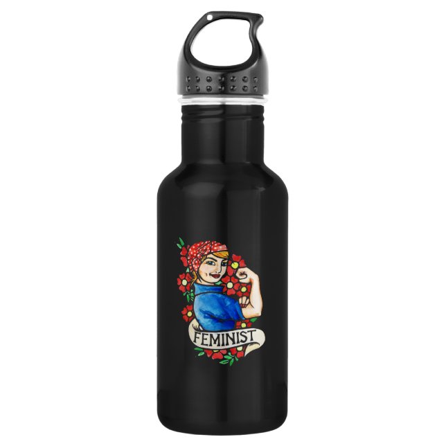 Botella De Agua Feminista (Anverso)