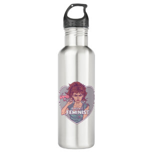 Botella De Agua FEMINISTA DE BADASS, personalizado