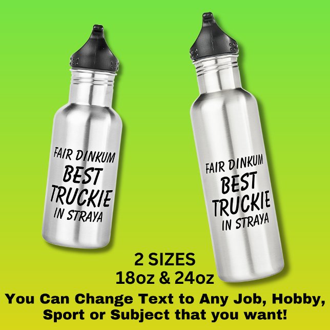 Botella De Agua Feria de Dinkum BEST TRUCKIE (camionero) en Straya (Subido por el creador)