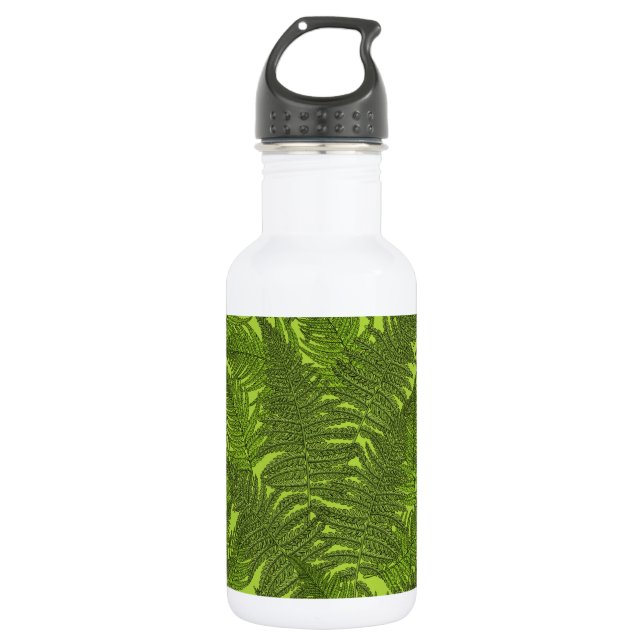 Botella De Agua Fern en verde (Anverso)