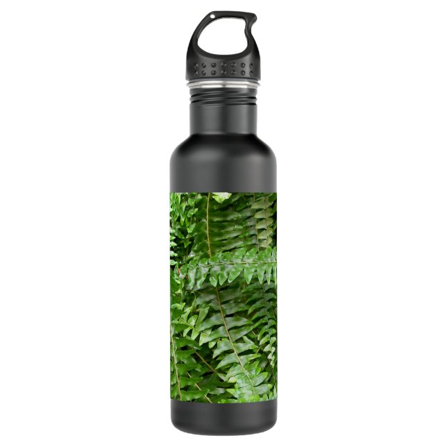 Botella De Agua Fern Fronds I Green Nature (Anverso)