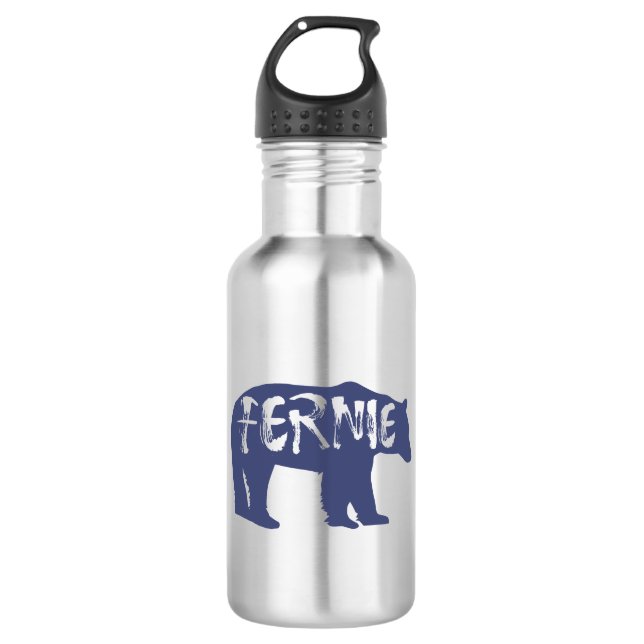Botella De Agua Fernie British Columbia Bear (Anverso)