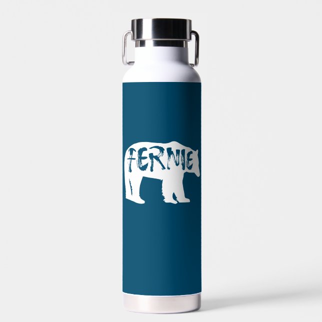 Botella De Agua Fernie British Columbia Bear (Delantero)