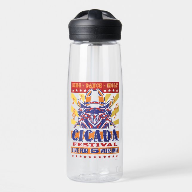 Botella De Agua Festival de Música Campestre de Cicada (Delante)