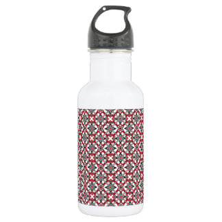 Botella De Agua Festival Negro y Rojo