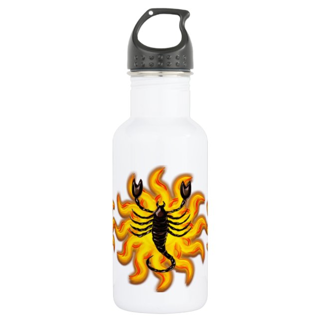 Botella De Agua Fiery Scorpio (Anverso)