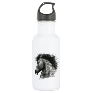 Botella De Agua Fiery Wild Horse