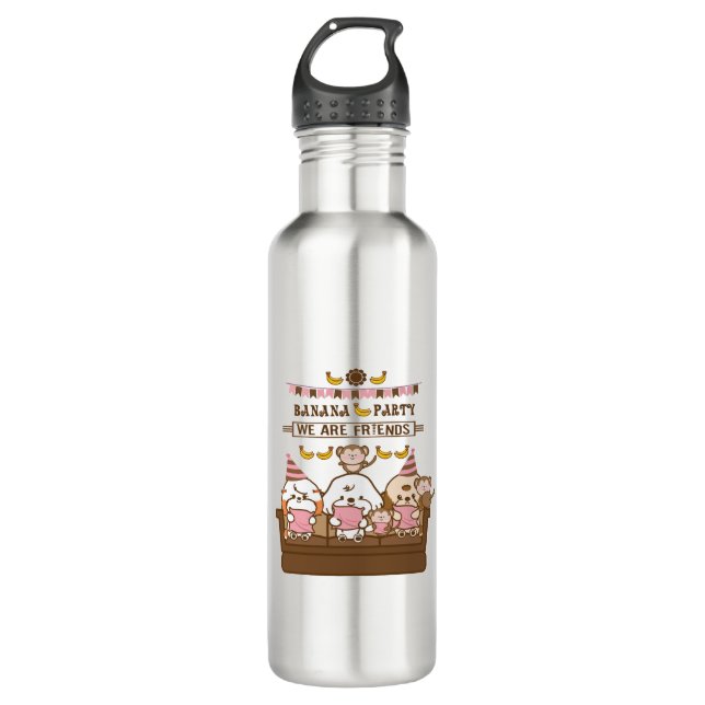 Botella De Agua Fiesta bananero (Anverso)