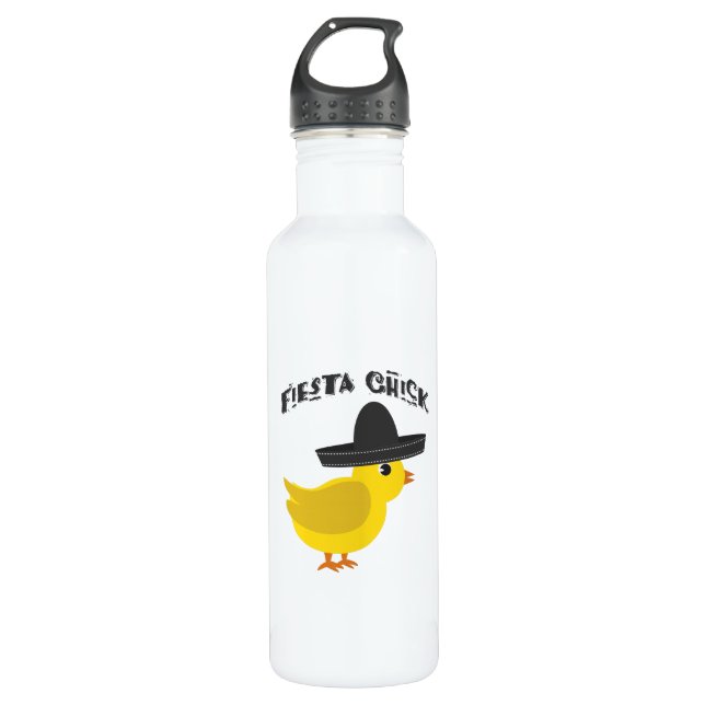 Botella De Agua Fiesta Chick (Anverso)