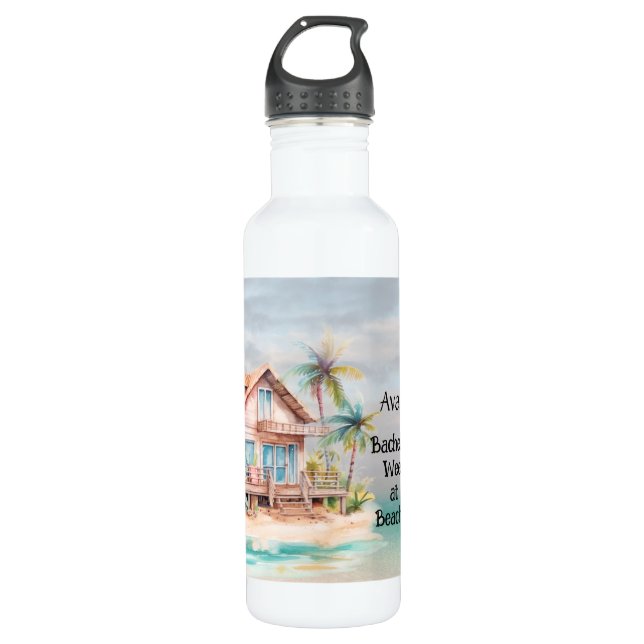 Botella De Agua Fiesta de bachillerato de Beach House (Anverso)
