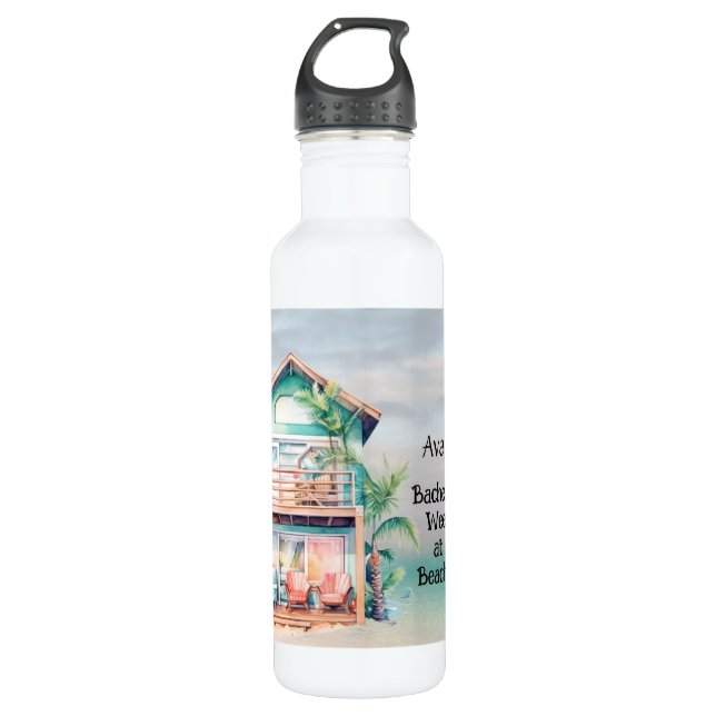 Botella De Agua Fiesta de bachillerato de Beach House (Anverso)