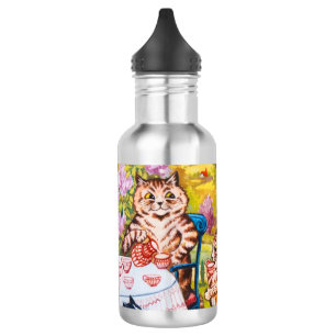 Botella De Agua Fiesta de Cat Garden