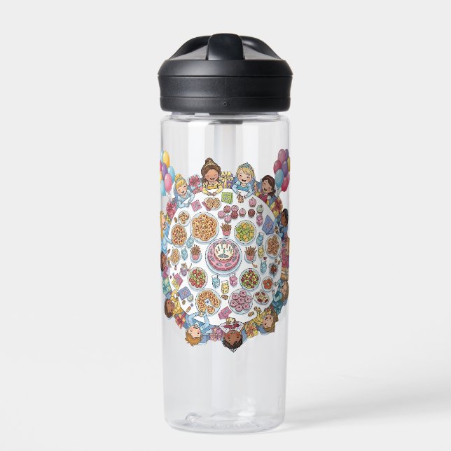 Botella De Agua Fiesta de disfraces temáticos de Princesa (Delante)