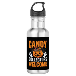 Botella De Agua Fiesta de Halloween de Esqueletos Bailarines Color