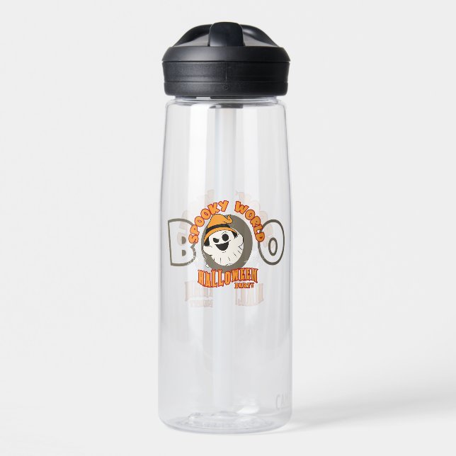 Botella De Agua Fiesta de Halloween Spooky World | (Delante)
