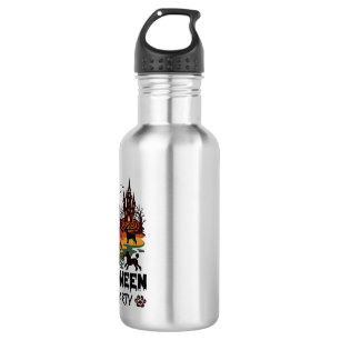 Botella De Agua Fiesta de Perros de Halloween Brujas Perros Calaba