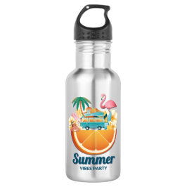 Botella De Agua Fiesta de Summer Sea Beach