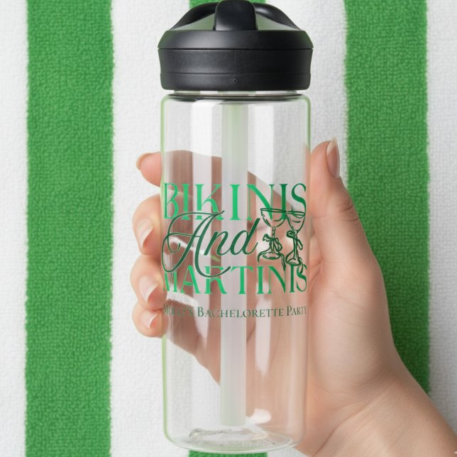 Botella De Agua Fiestas de Despedida de Soltera Personalizadas 'Bi (*AI Generated Mockup )