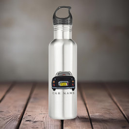 Botella De Agua Figaraciones Cute Negro Nombre de Coche Figaro Mon