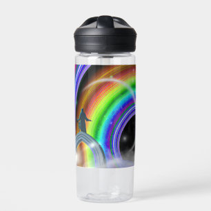 Botella De Agua Figura de misterio en el Stargate interdimensional