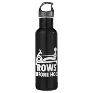 Botella De Agua Filas antes de Hoes - Funny Rowing Machine Workout