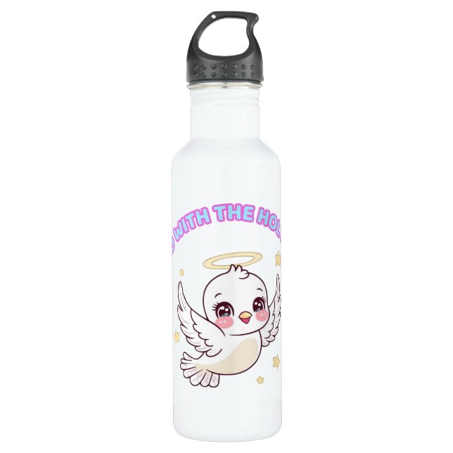 Botella De Agua – “Filled with the Holy Spirit”Girls Edition (Anverso)