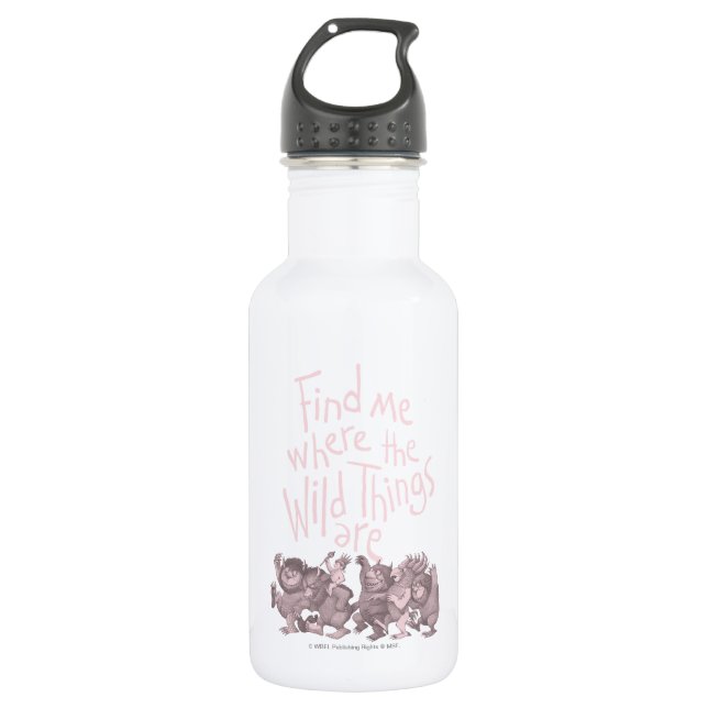 Botella De Agua Find Me Where the Wild Things Are (Anverso)