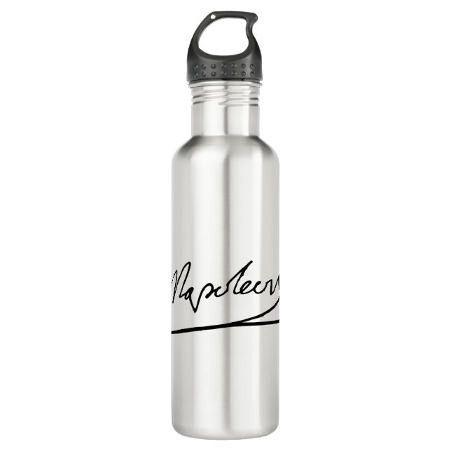 Botella De Agua Firma de Napoleón Bonaparte (Anverso)