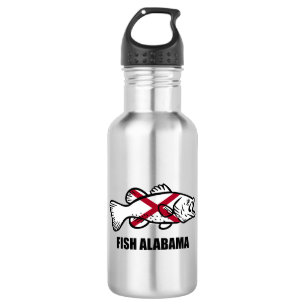Botella De Agua Fish Alabama