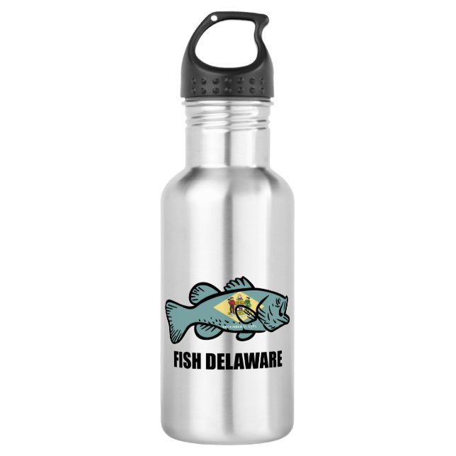 Botella De Agua Fish Delaware (Anverso)
