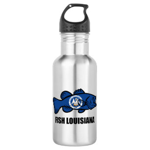 Botella De Agua Fish Louisiana