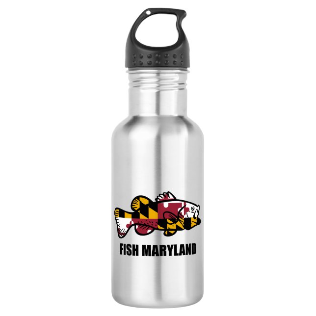 Botella De Agua Fish Maryland (Anverso)