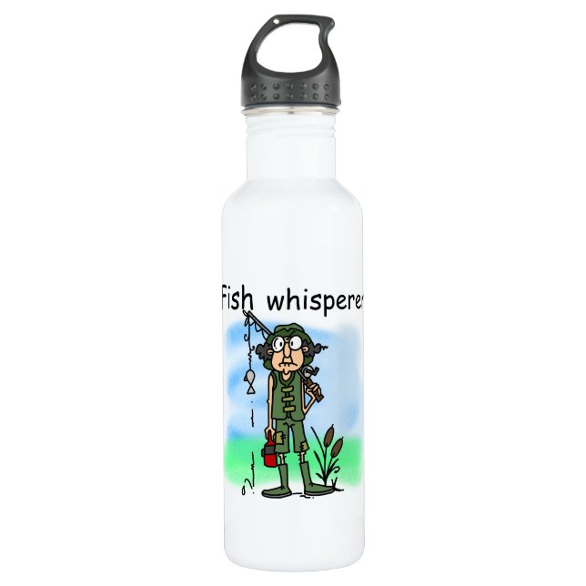 Botella De Agua Fish Whisperer (Anverso)