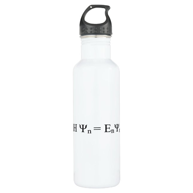Botella De Agua Física matemática de fórmula (Anverso)