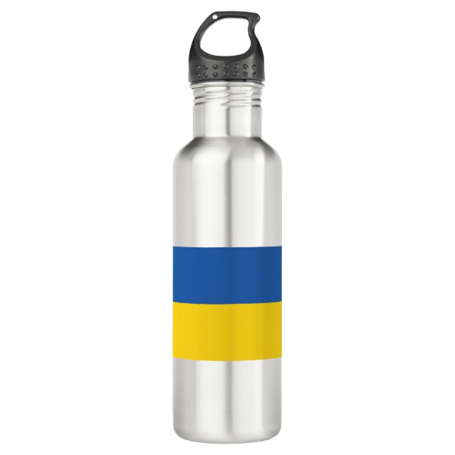 Botella De Agua Flag of Ukraine (Anverso)