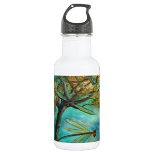 Botella De Agua Flagelación de la libélula