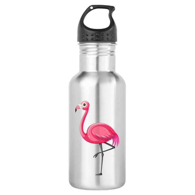 Botella De Agua Flamenco en Estilo Cartoon-23654 (Anverso)