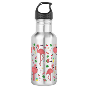 Botella De Agua Flamencos y el tema del verano