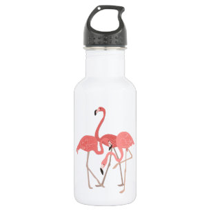 Botella De Agua Flamingo Trio