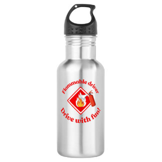 Botella De Agua Flammable Driver Trucker Gift | Funny ADR Hazmat